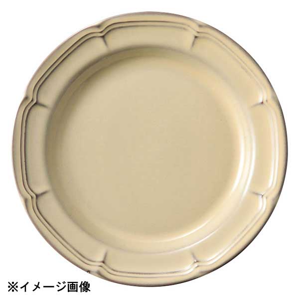 光洋陶器 KOYO ラフィネ シナモンベージュ 21.5cm リムプレート 15922105