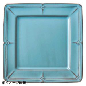 光洋陶器 KOYO ラフィネ アンティークブルー 20cm スクエアープレート 15987064