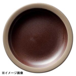 光洋陶器 KOYO ハーベスト カカオブラウン 21.5cm デザート皿 16162005
