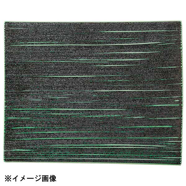 光洋陶器 KOYO ジャパニーズモダン アイビーグリーン 32cm 線紋平長角皿 19571036
