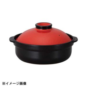 光洋陶器 KOYO 宴 レッド/ブラック 9号鍋 19844009
