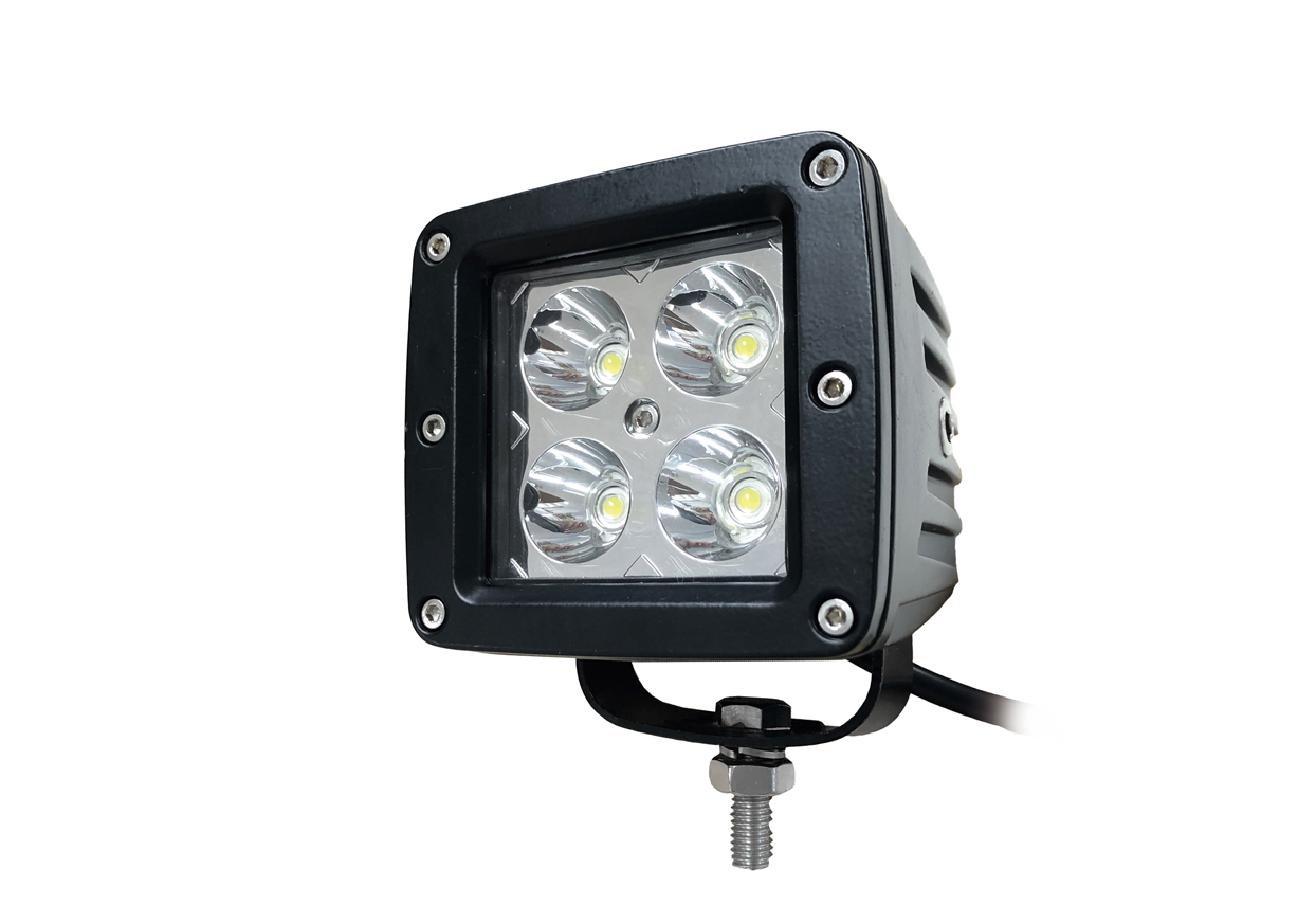 LED ワークライト ミニ角 4灯 12W - 画像 (2)