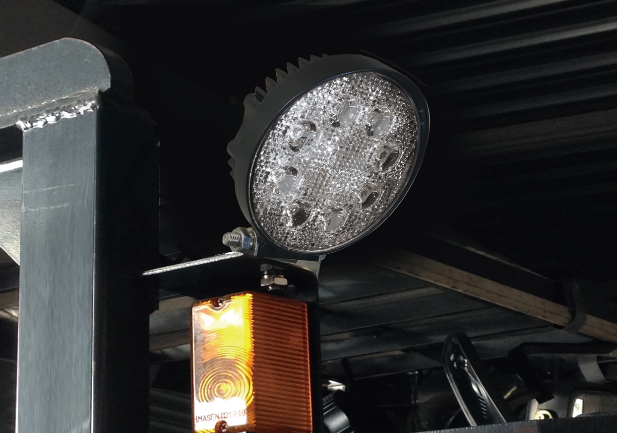 LED ワークライト 電動フォークリフト対応 丸 - 画像 (3)