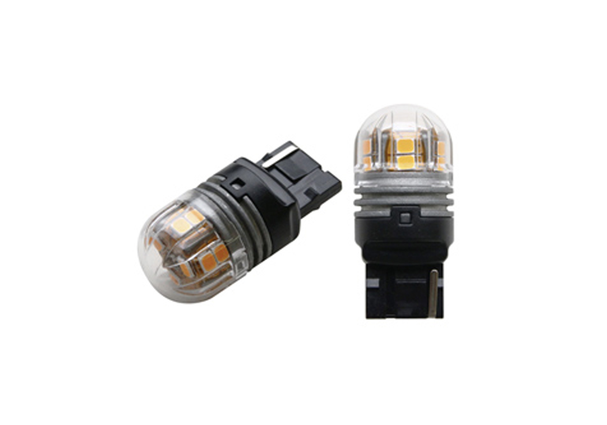 15灯LEDウインカー球 アンバー T20