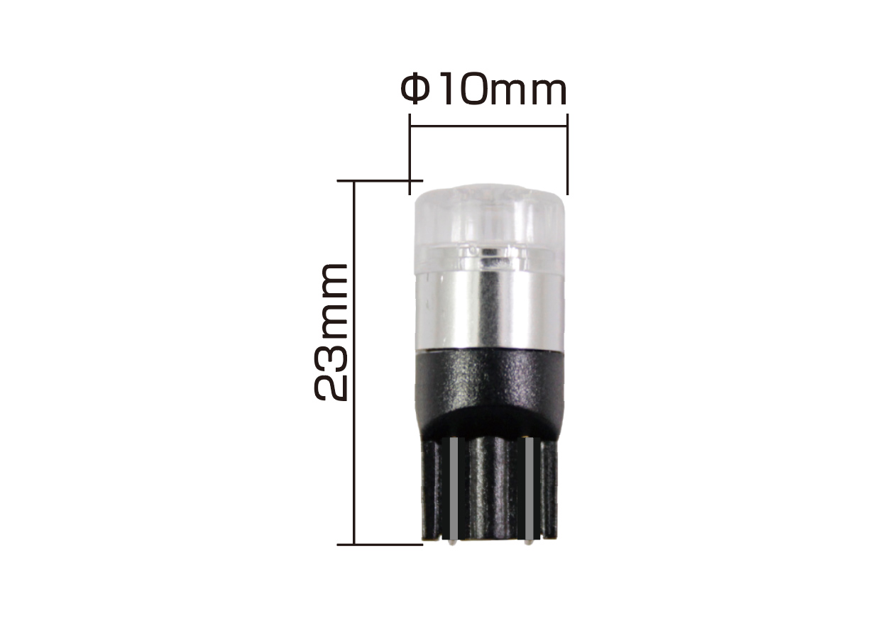 T10 6500K 2SMD 100LM - 画像 (3)