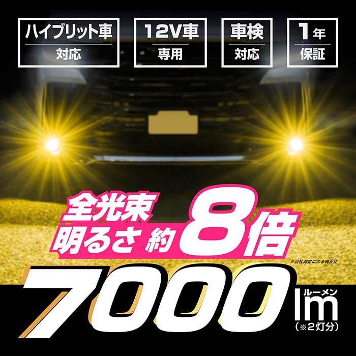 LEDフォグバルブ 2800K L1B - 画像 (4)