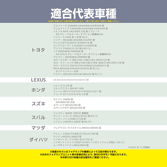LEDフォグバルブ 2800K L1B - 画像 (8)