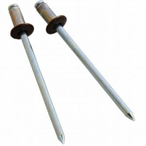 新潟精機 SK カラーブラインドリベット こげ茶 (4-2) SK-423DB 入数：1セット(20本入) Color blind tribet