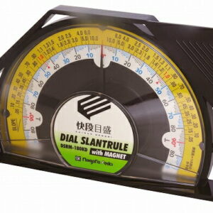 新潟精機 SK ダイヤルスラントルール 快段目盛 MG付 DSRM-180KD Dial slant rules