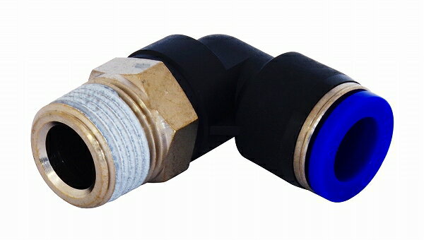 新潟精機 BeHAUS チューブ用ワンタッチ継手 エルボ PL10-03 One touch switch for tubes