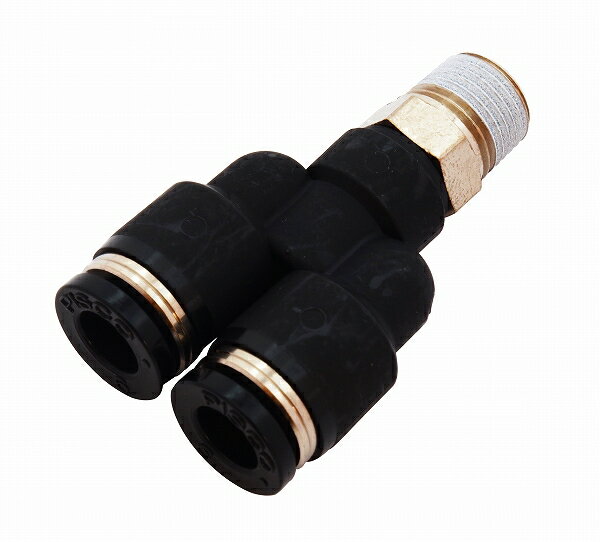 新潟精機 BeHAUS チューブ用ワンタッチ継手 ブランチY PX6-01 One touch switch for tubes