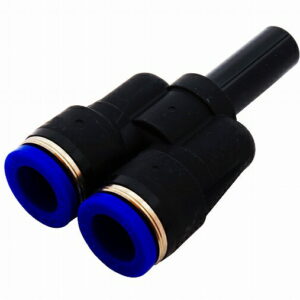 新潟精機 BeHAUS チューブ用ワンタッチ継手 ブランチユニオンY PYJ10 One touch switch for tubes