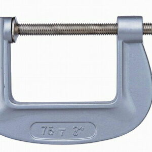新潟精機 BeHAUS アルミシルバークランプ 75mm A-75 Aluminum cycle clamp