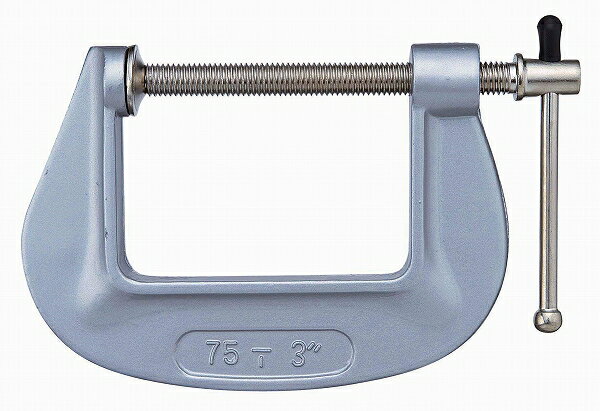 新潟精機 BeHAUS アルミシルバークランプ 75mm A-75 Aluminum cycle clamp