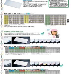 住友　抗菌スーパー耐熱まな板 カラーライン付　SSWKL　緑 AMNB902
