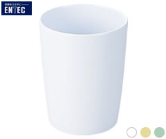 エンテック／ENTEC　給食用食器　ミルクカップ　2号　No.23　（日本製・国産・メラミン食器・給食食器・千羽鶴印・コップ）