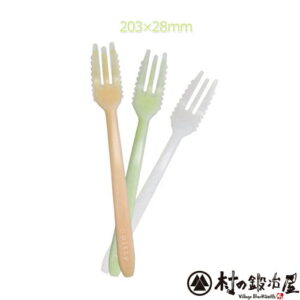 【沖縄・離島でも頑張って送料無料！】pitty シリコンフォーク　オレンジ/グリーン/ホワイト（PT-1001/1002/1003）安心の日本製 made in 燕三条 片力商事製です！芯はナイロン。シリコンでコーティング※ネコポス配送