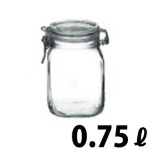 【入荷予約(9月以降)】ボルミオリロッコ フィドジャー 0.75L（角型ガラス製保存容器 ※耐熱ガラスではありません）