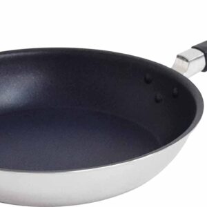 送料無料　ウルシヤマ金属工業 フライパン 28cm IH対応 日本製 クワトロプラス QTP-F28 シルバー