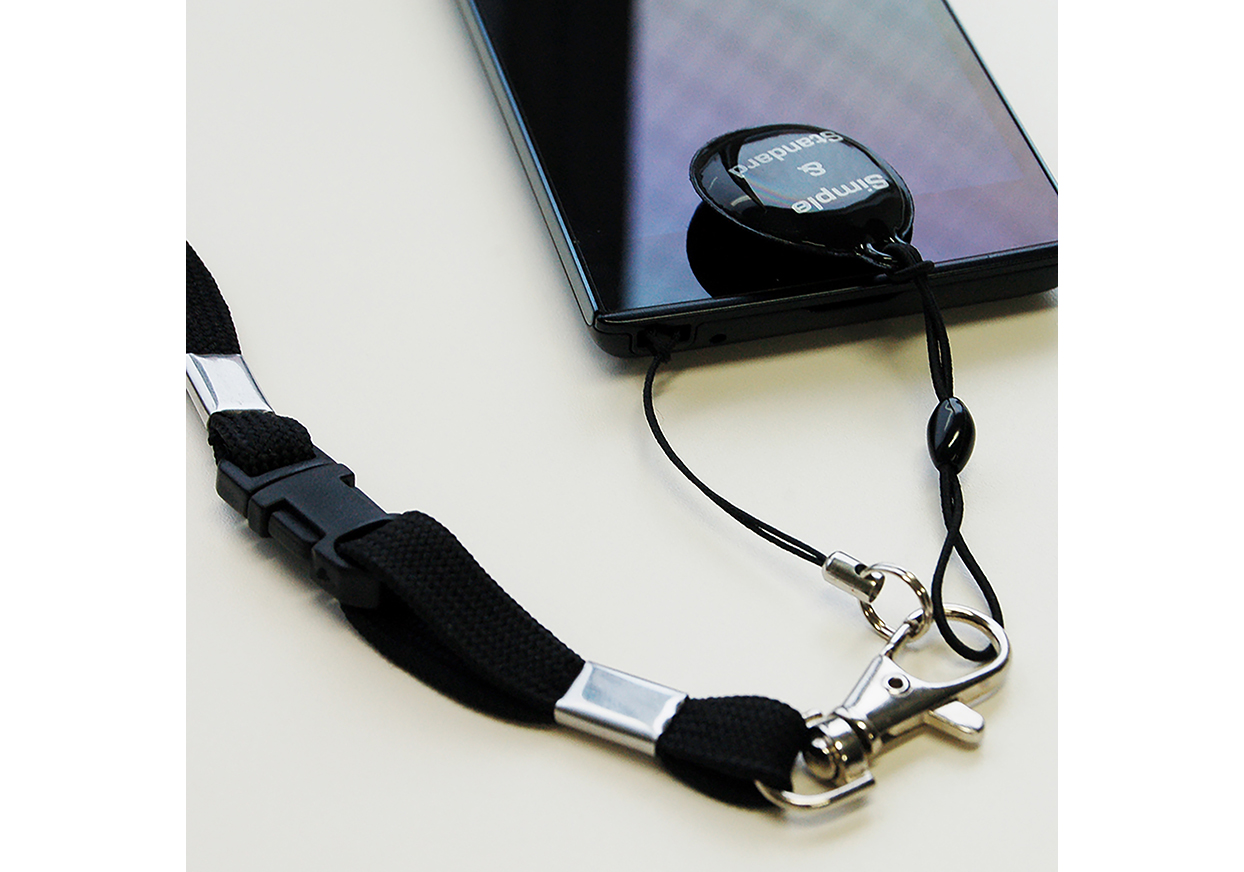 スマホ対応ネックストラップ クリーナー付 - 画像 (2)