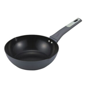 ◎【送料無料】ノンフッ素 セラループ IH深型フライパン 24cm SF-325_HB リサイクル フライパン 揚げ物天ぷらアルミ製 内面セラミックコート IH100/200V・ガス火対応 竹原製缶