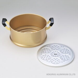 純しゅう酸セイロ 24cm 目皿付セイロ せいろ 蒸籠 蒸し器 アルミ アルマイト ガス火 日本製