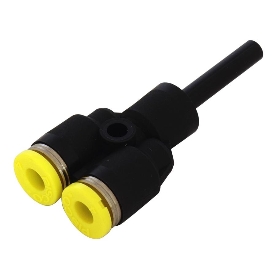 新潟精機(SK)チューブ用ワンタッチ継手 ブランチユニオンY PYJ4