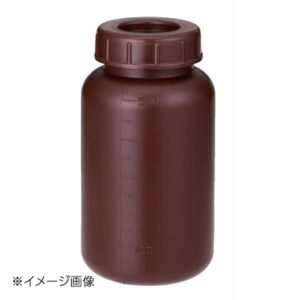 新潟精機 BeHAUS 広口茶色ビン 500ml BWB-500