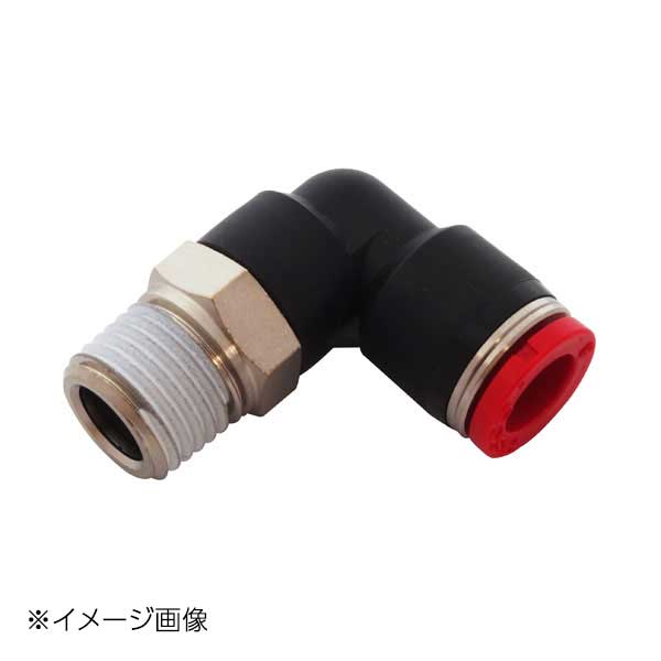 新潟精機 BeHAUS チューブ用ワンタッチ継手 エルボ PL8-02