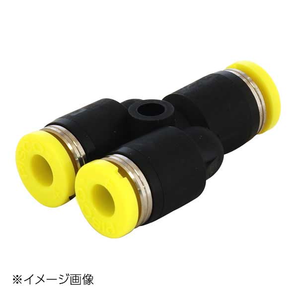 新潟精機 BeHAUS チューブ用ワンタッチ継手 ユニオンY PY4