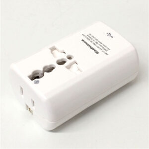 海外旅行用 2口電源プラグ A/C/O/SE/BFタイプ USB2.1A