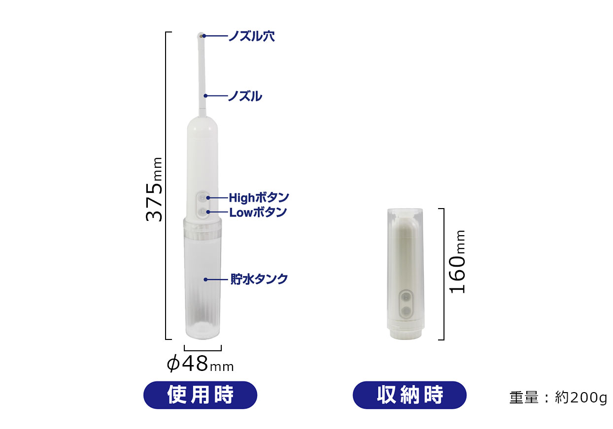 電動おしりシャワー ペットボトルアタッチメント付き - 画像 (3)