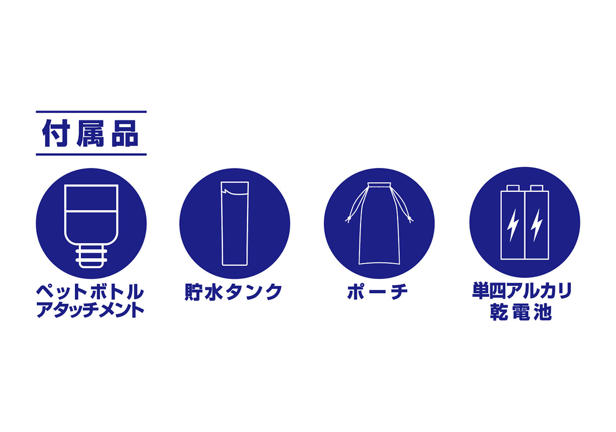 電動おしりシャワー ペットボトルアタッチメント付き - 画像 (7)