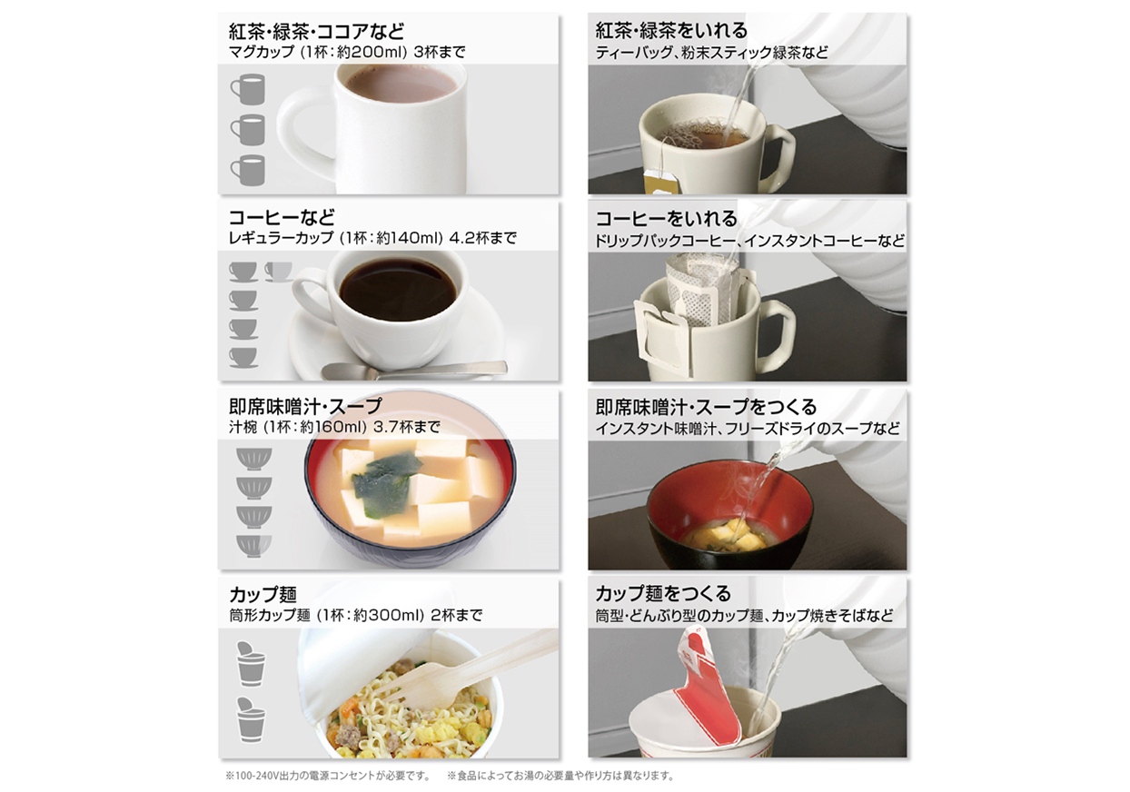 国内・海外兼用 トラベルケトル 折りたたみ式 温度切替機能付 - 画像 (5)