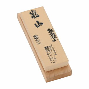 天然砥石 人造嵐山砥石 仕上 台付 #6000（ATI41）1-0348-0401