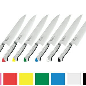 龍治ステンカラー牛刀包丁　グリーン RYS-13G　180mm「直送品」