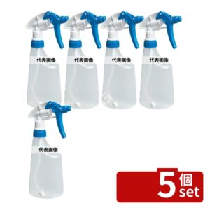 【5個セット】テラモト キャニヨンスプレー 青 CE-446-000-3[法人限定] | テラモト スプレー キャニヨンスプレー 青 噴霧用 スプレー容器 500ml ジャバラチューブ スプレー用品 トリガースプレー 液体噴霧 ポリプロピレン スプレーボトル 重り付き 逆さまスプレー