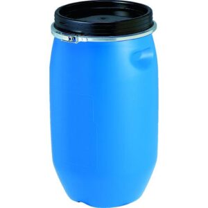 ■サンコー プラスチックドラムオープンタイプ 850005 PDO25L-1ブルー〔品番:SKPDO25L1BL〕【3425207:0】[店頭受取不可]