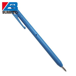 バーテック BURRTEC 66214501 バーキンタ ボールペン エコ102 本体:青 インク:赤 BCPN-E102 BR (1本)