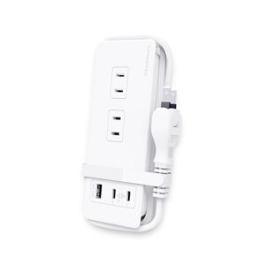 旅行用電源タップAC4 USBA+C2 PD45W 1m リバーシブル