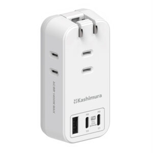 旅行用電源タップ AC3 USBA+C2 PD45W 自動識別 リバーシブル