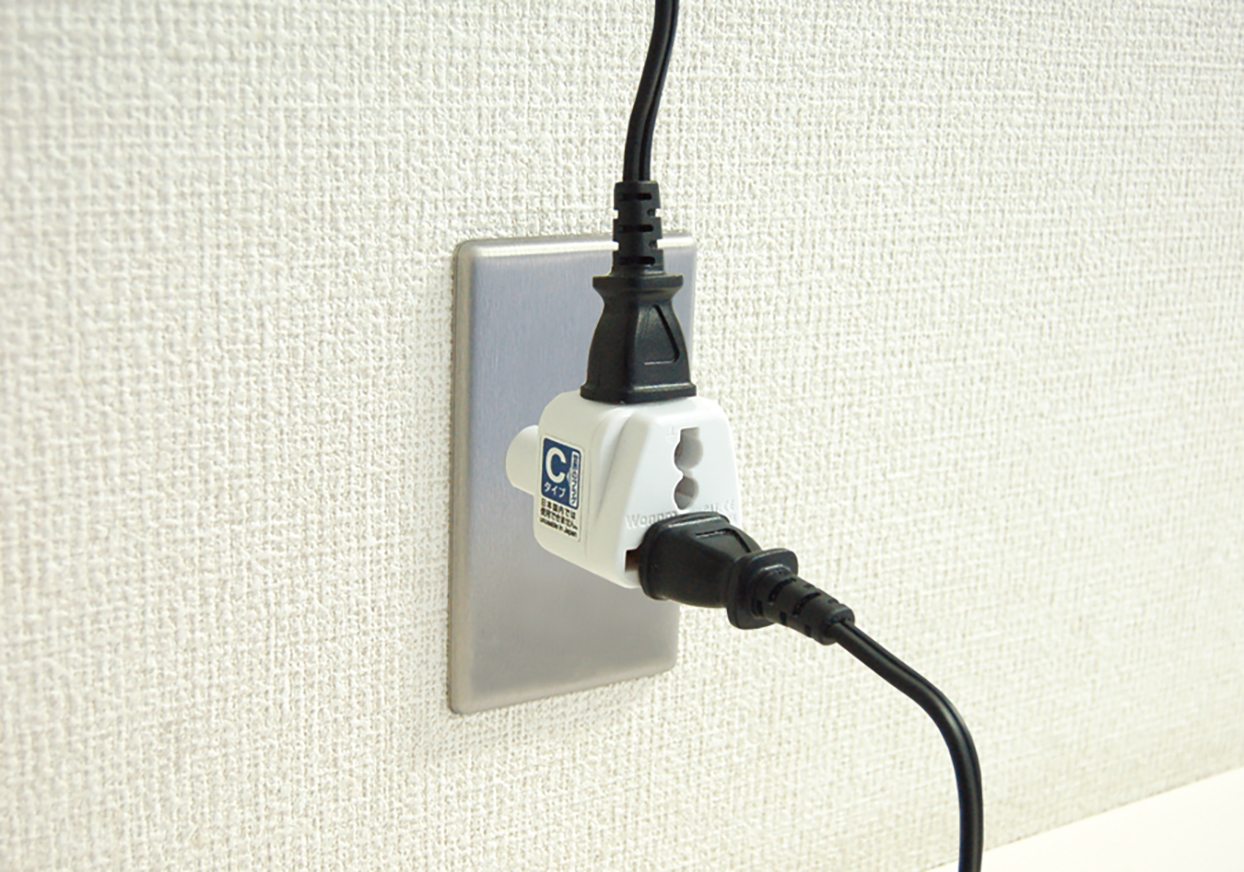 海外用 2口変換プラグ Cタイプ - 画像 (3)