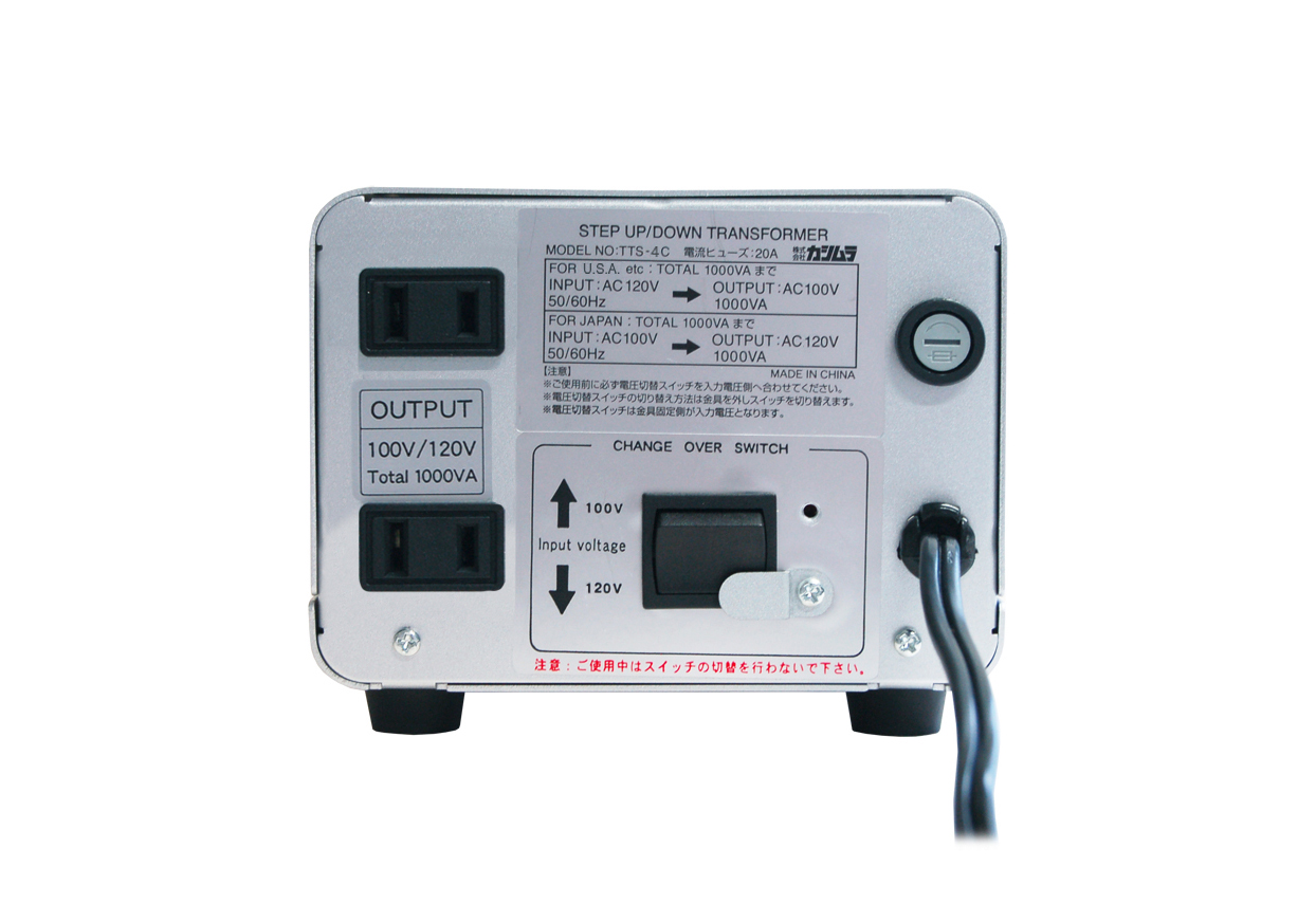 海外国内用大型変圧器 100V/110-130V/1000VA - 画像 (2)