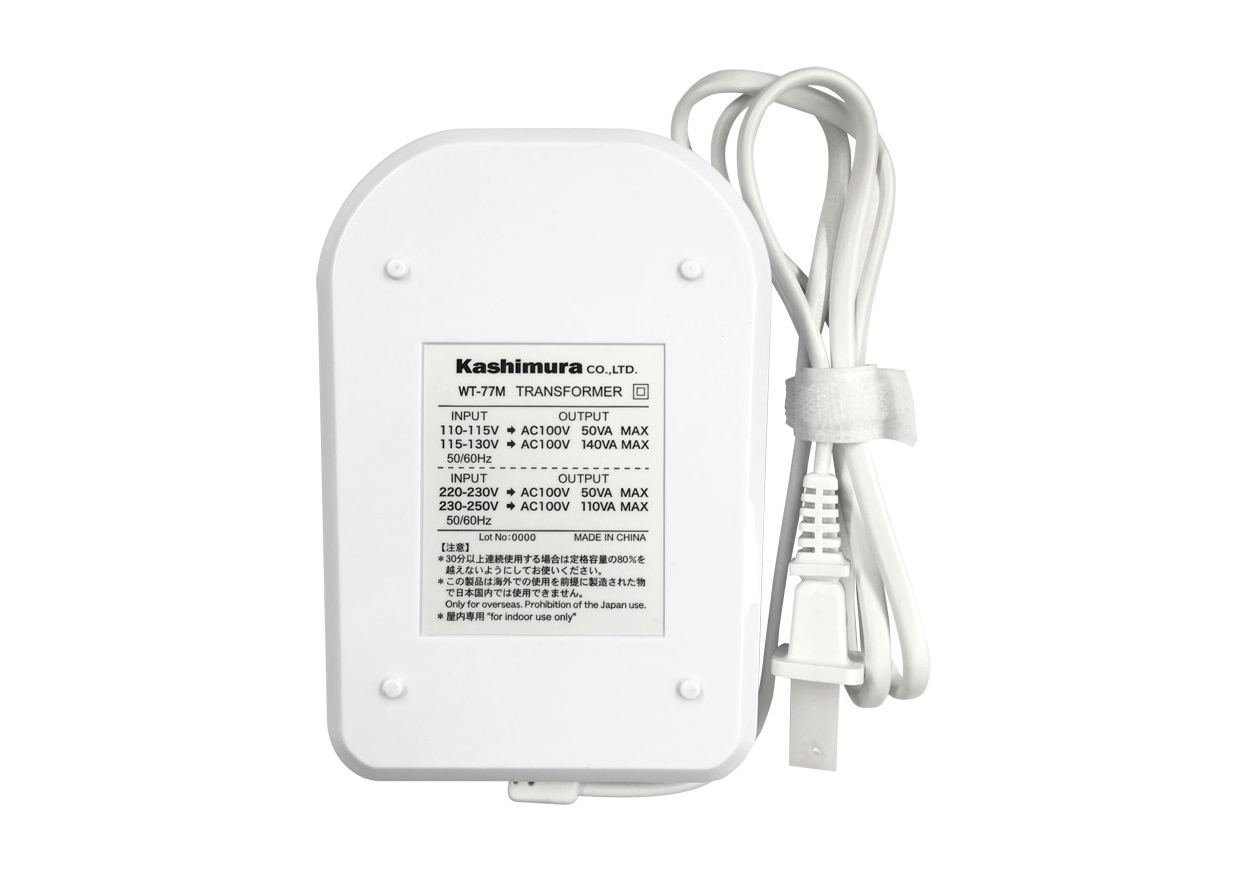 海外用薄型変圧器 110-130V/50VA-140VA 220-250V/50VA-110VA - 画像 (2)