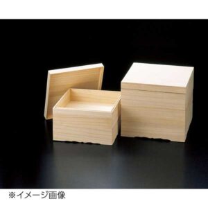 ヤマコー 用美 桐・おせち用重箱 6.5寸 3段 27391