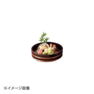 ヤマコー 用美 粋・溜塗盛桶7寸 30064