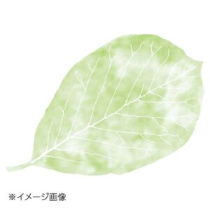ヤマコー 用美 尺3四季彩まっと この葉型抜き 青ほう葉 (50枚入) 66778