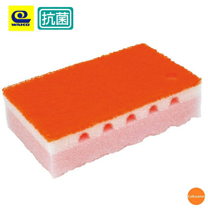 ワコー ストロング スポンジたわし ビーズ ピンク JSP-31