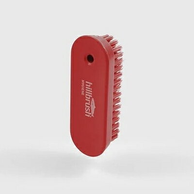 ヒルブラシ(hillbrush) HYGIENE ネイルブラシ(ミディアム) 赤
