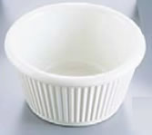 ジェスナー メラミン ラメキンリブ付 0383A (ボーン)